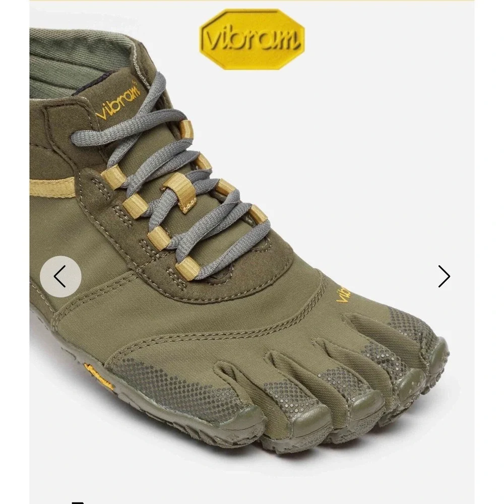 VIBRAM V-Trek Finger Hiking Shoes Size 12-12.5 NEW Military Dark Grey Gorpcore